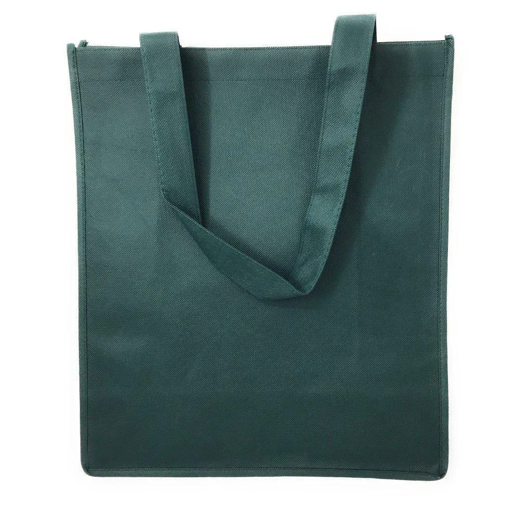 Reusable Grocery Shopping Tote Bags With Gusset Eco Friendly 13X15inch