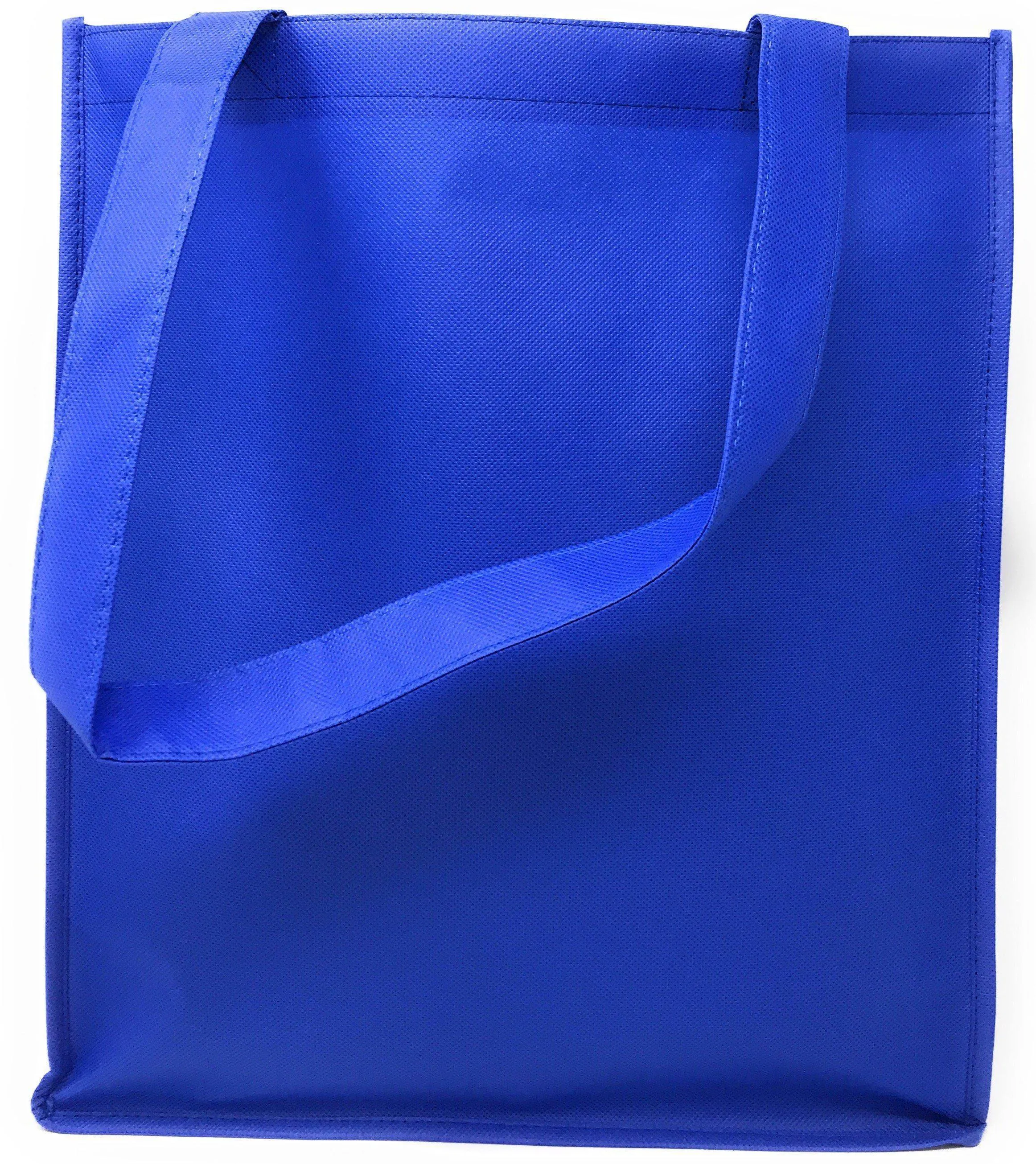 Reusable Grocery Shopping Tote Bags With Gusset Eco Friendly 13X15inch