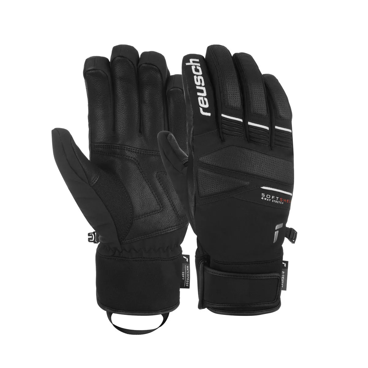 Reusch Thunder R-TEX XT skihandschoenen zwart/wit