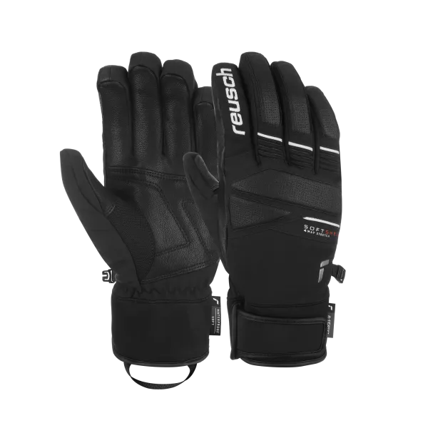 Reusch Thunder R-TEX XT skihandschoenen zwart/wit