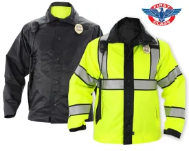 Reversible High Visibility Raincoat