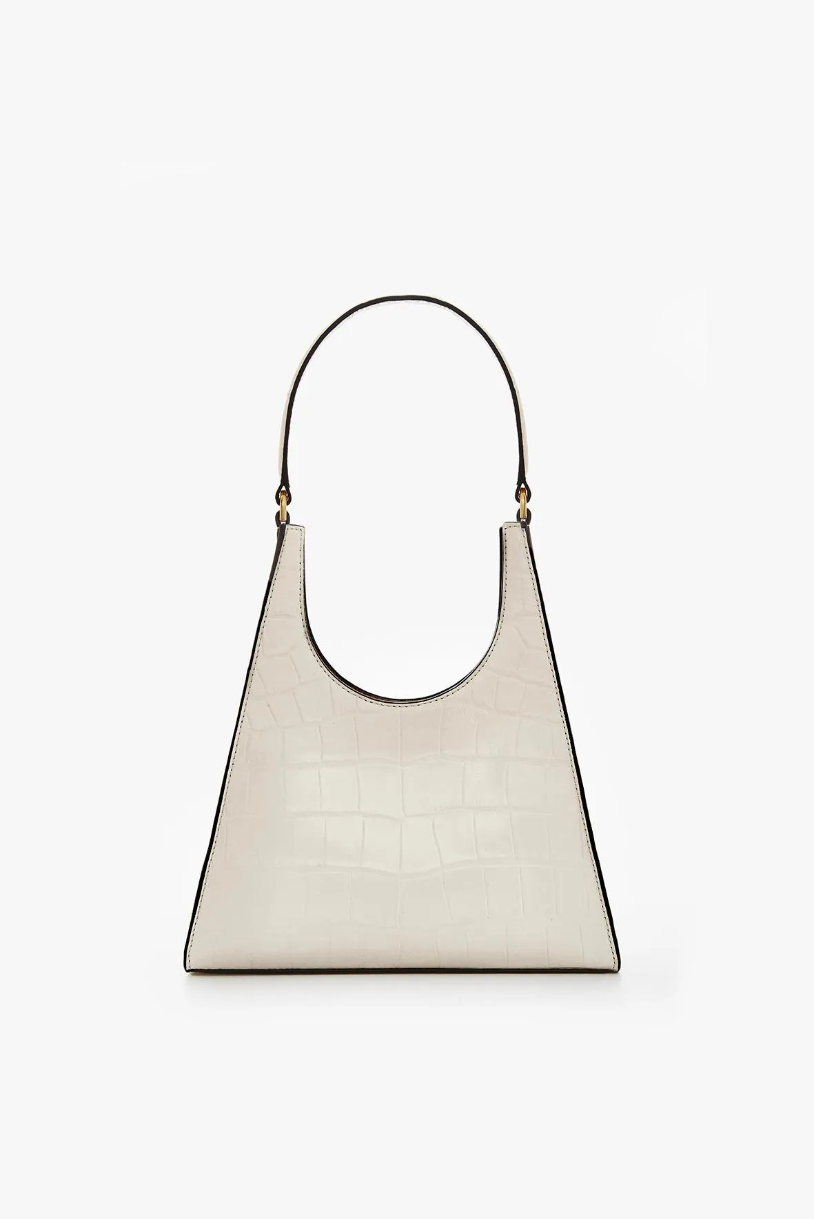 REY BAG | CREAM CROC EMBOSSED