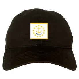 Rhode Island State Flag RI Chest Mens Dad Hat