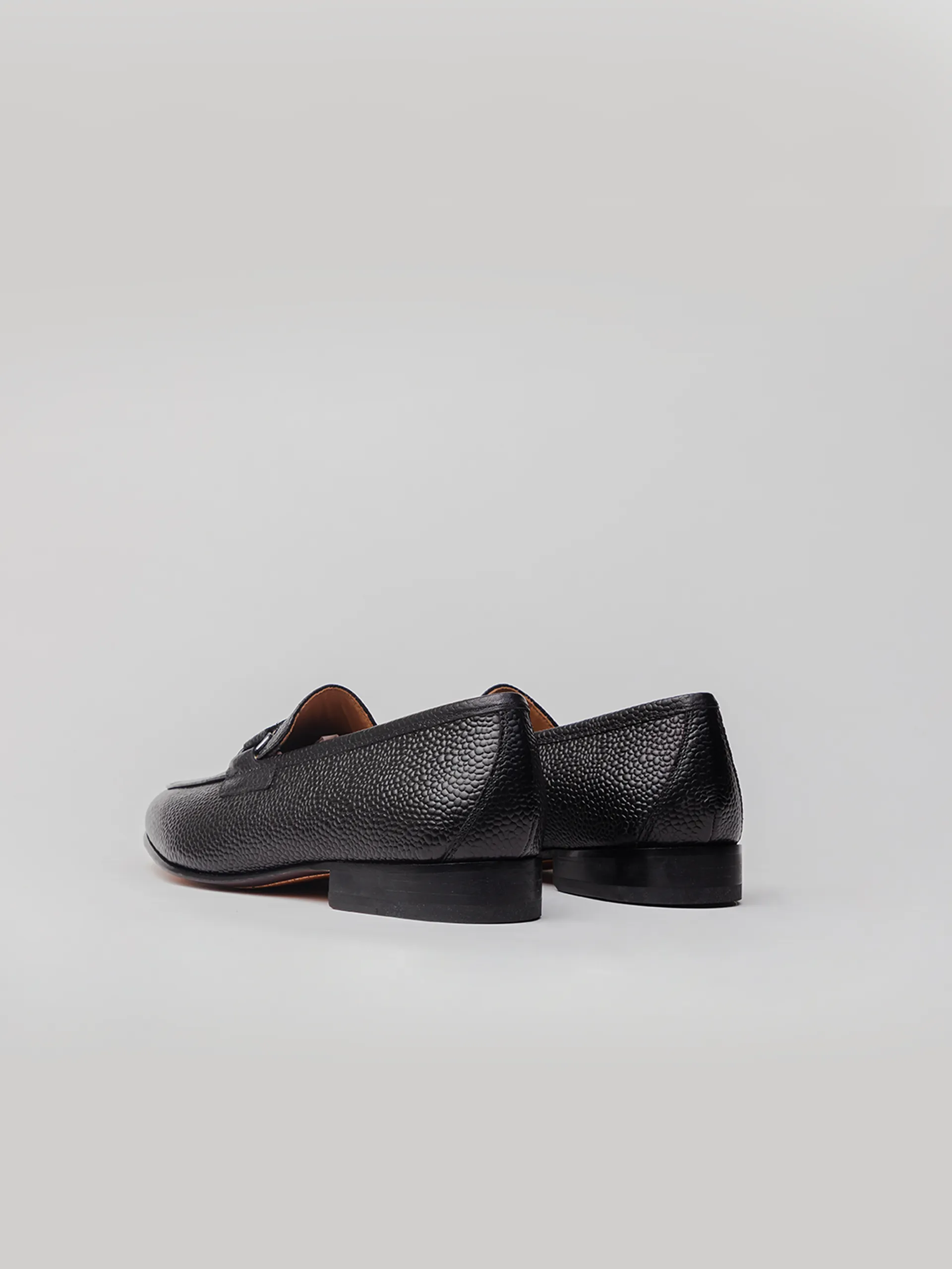 Rhodes Loafer - Pebble Grain Black