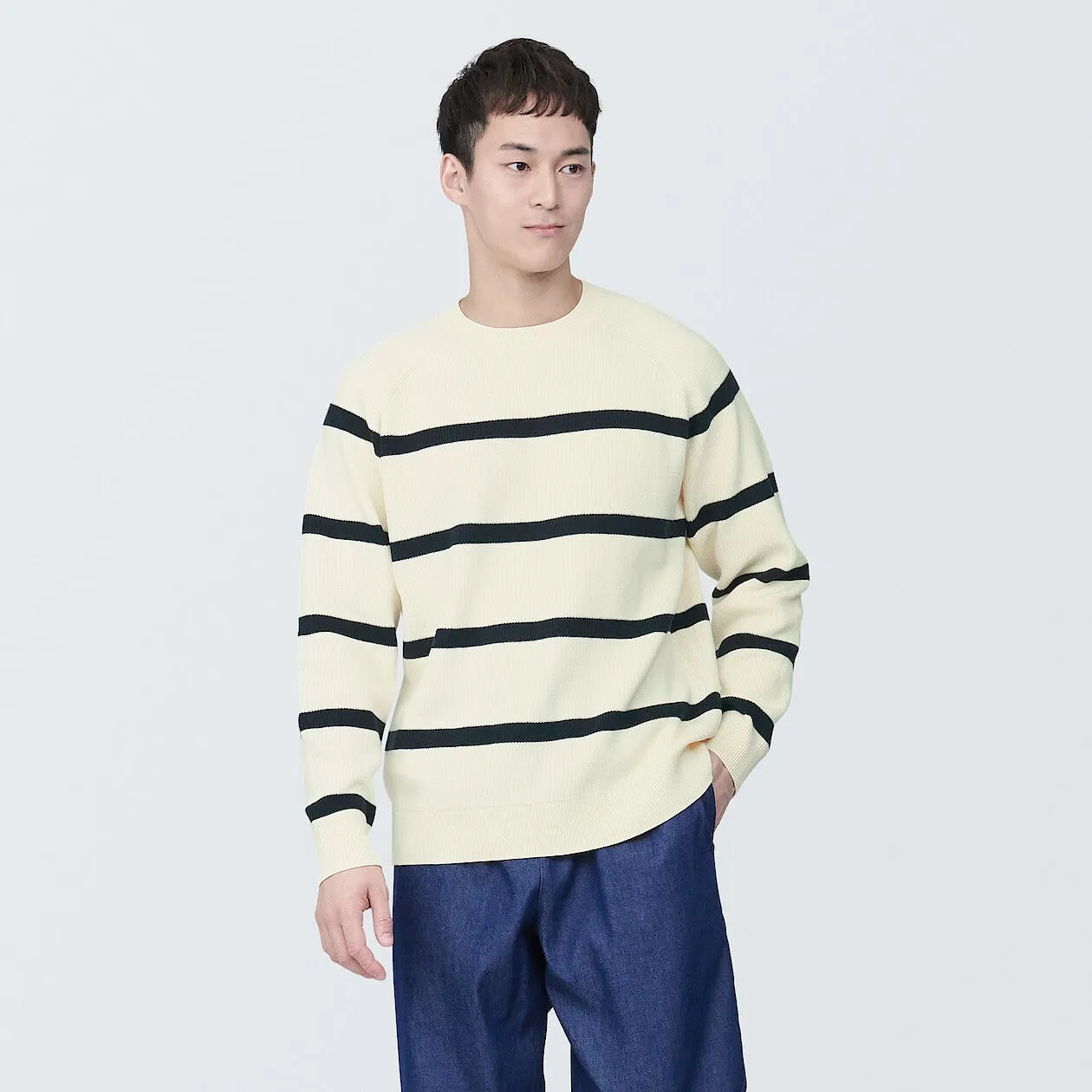 Ribbed Crewneck Sweater