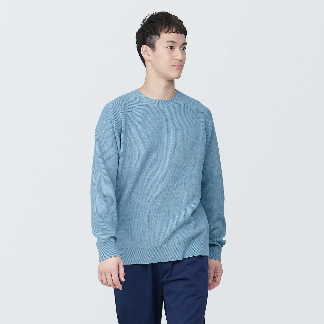 Ribbed Crewneck Sweater