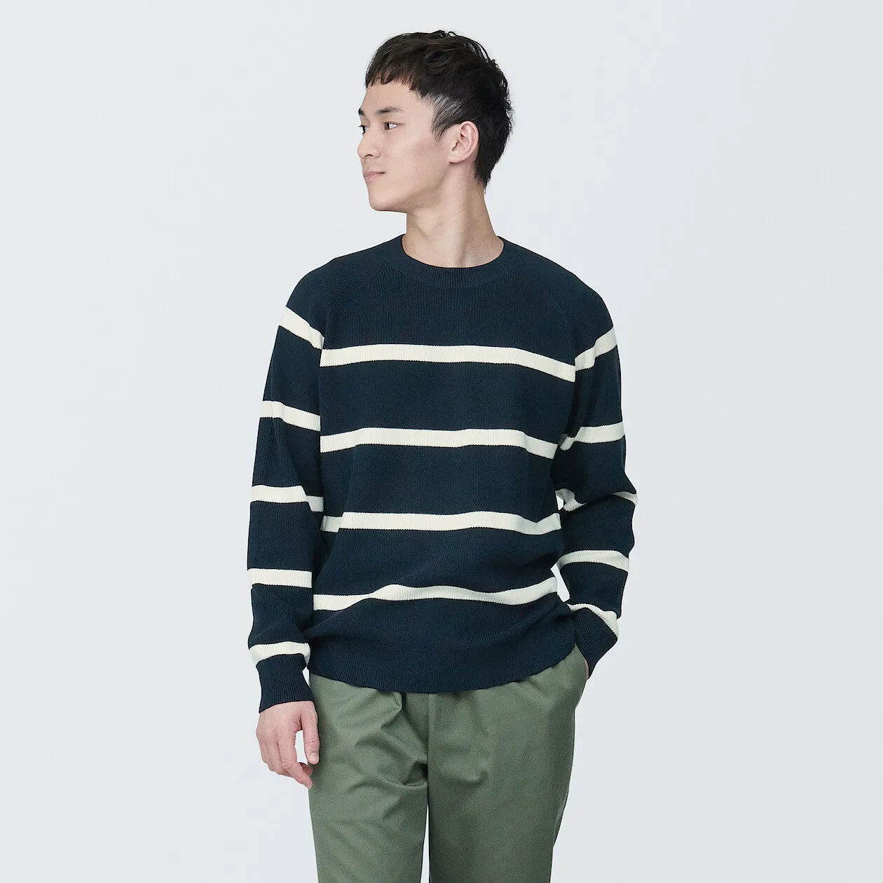 Ribbed Crewneck Sweater