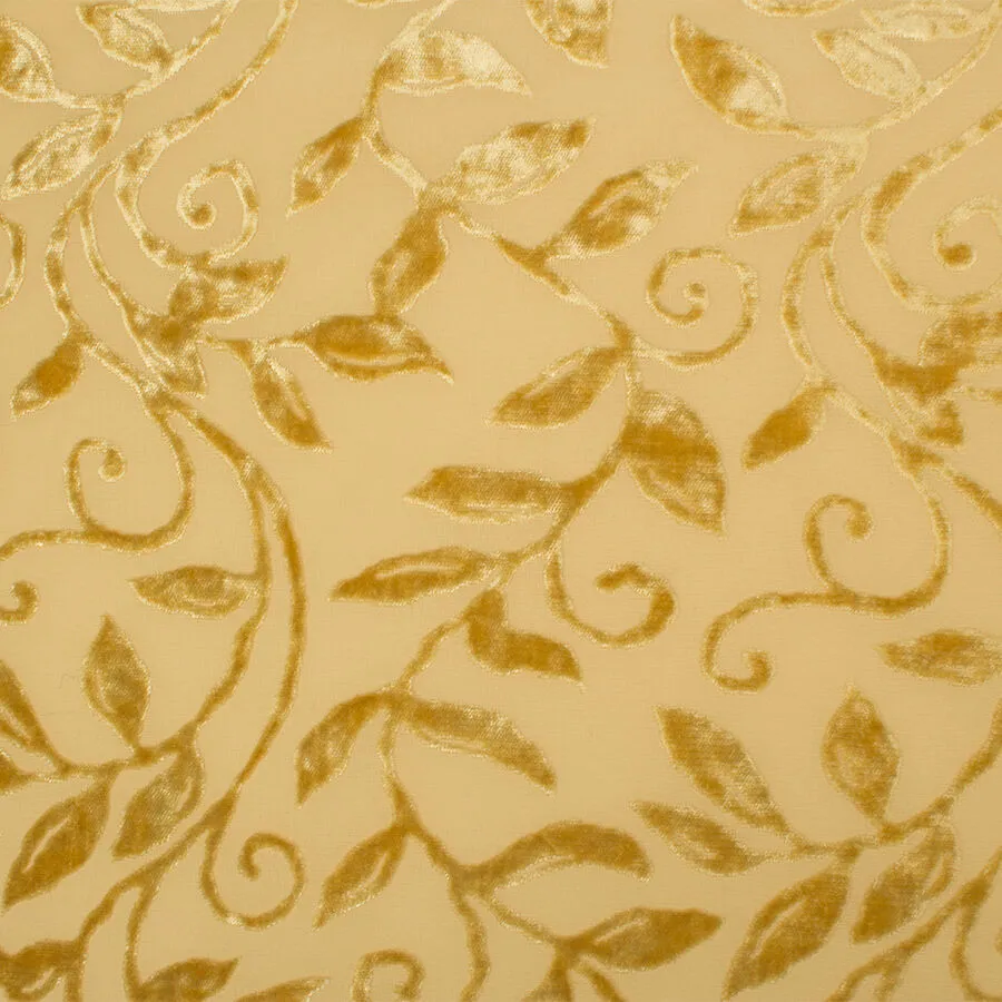 Rich Beige Devoré Velvet