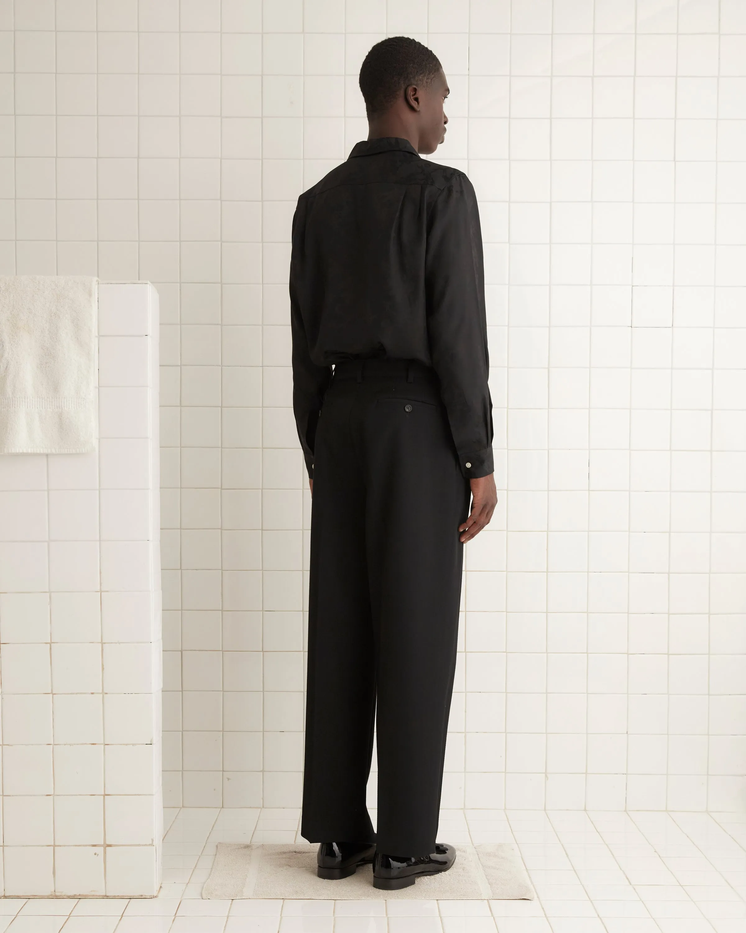 Riding Twill Trousers - Black