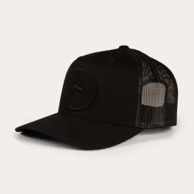 Ringers Western Signature Bull Trucker Cap Black/Black