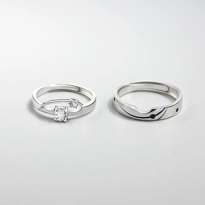 Rings that Fits Together Couple Gift Set