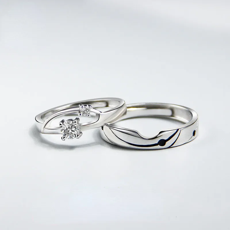 Rings that Fits Together Couple Gift Set