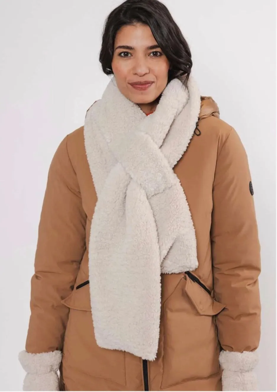 Rino and Pelle Birch Asho Teddy Scarf