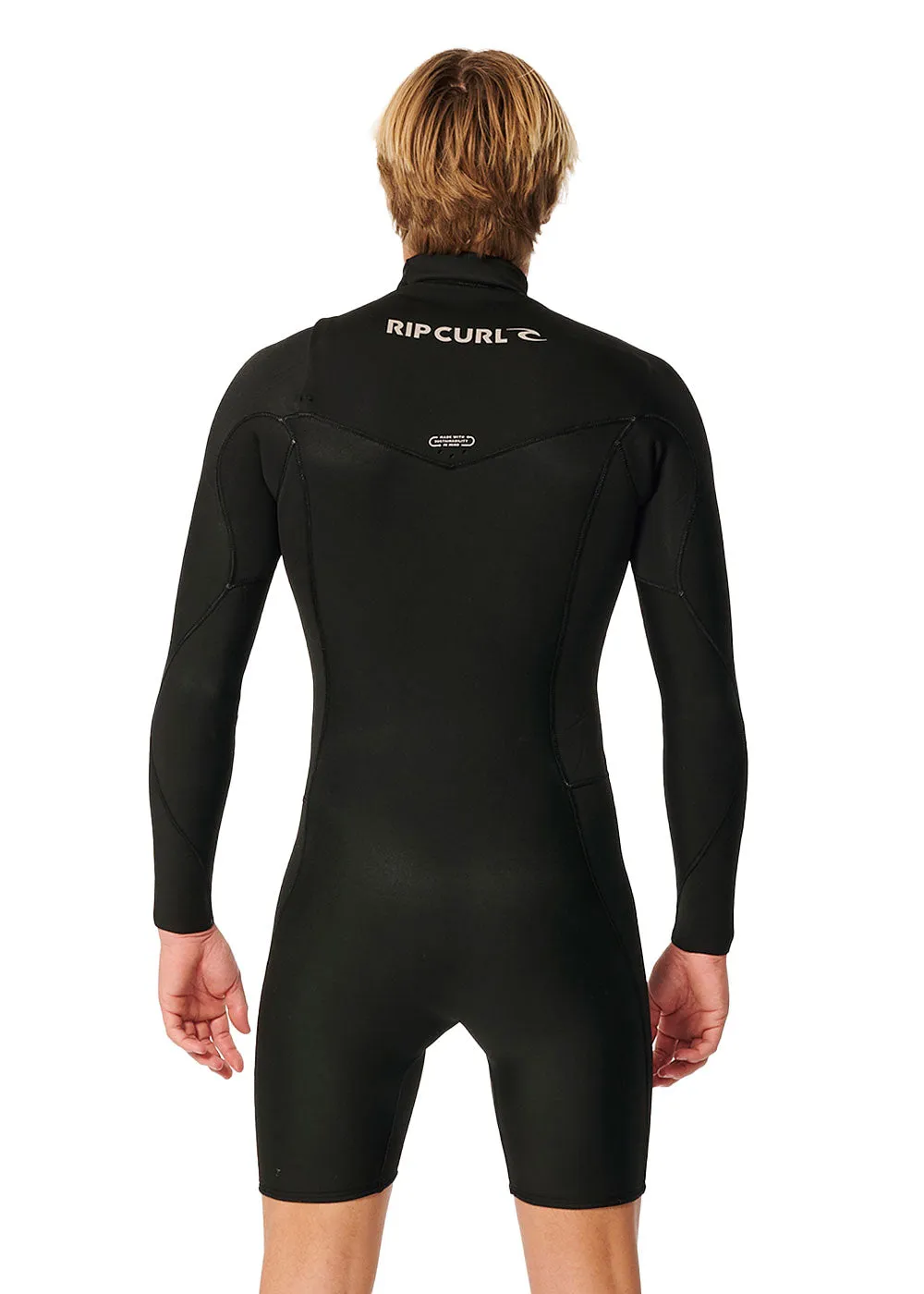 Rip Curl Mens Dawn Patrol Yulex 2mm GBS Chest Zip Long Sleeve Spring Suit