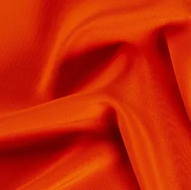 Risqué Orange 3-Ply 30mm Stretch Silk Crepe