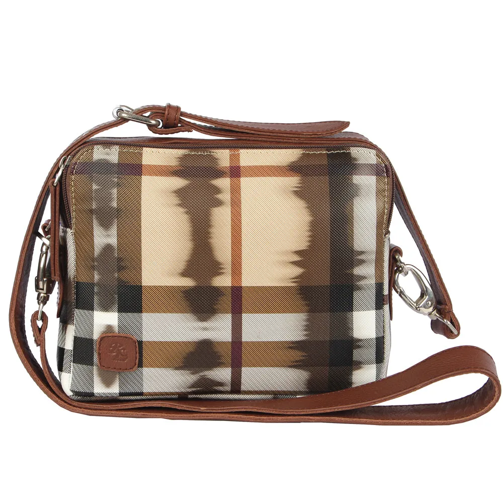 RL Sydney Crossbody Checkered Ladies Bag