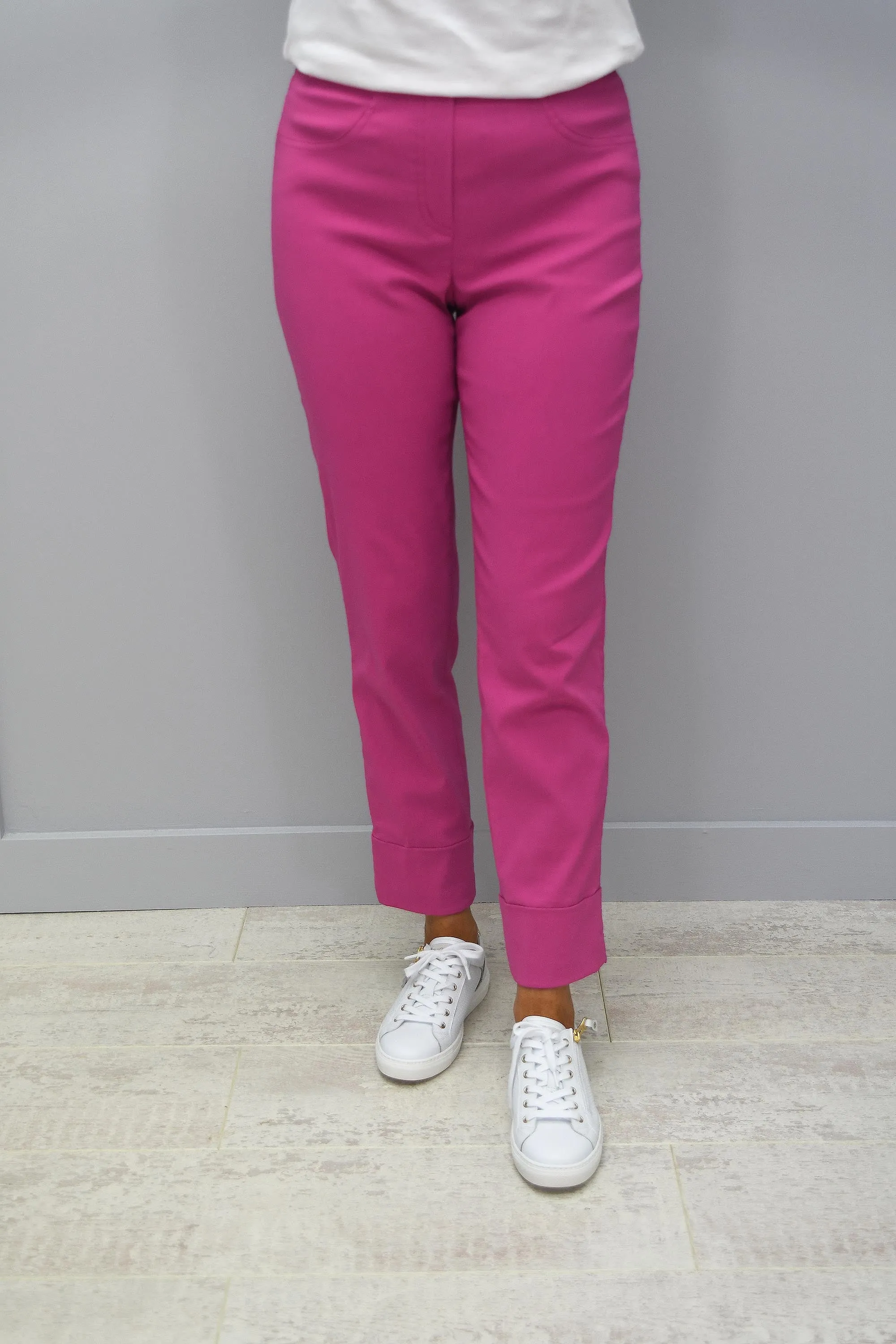 Robell Bella Magenta Pink 7/8 Trousers - 51568 5499 143