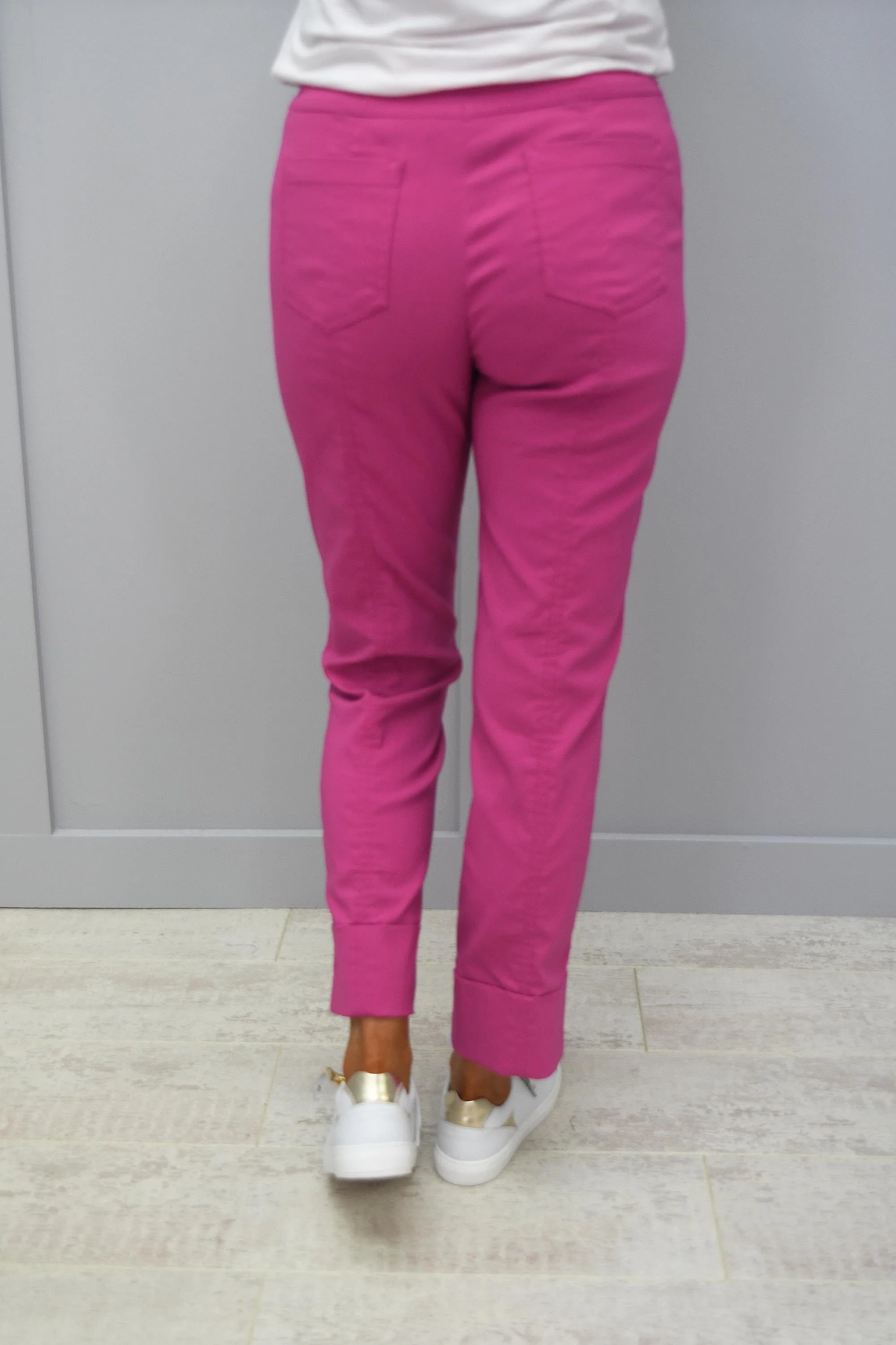 Robell Bella Magenta Pink 7/8 Trousers - 51568 5499 143