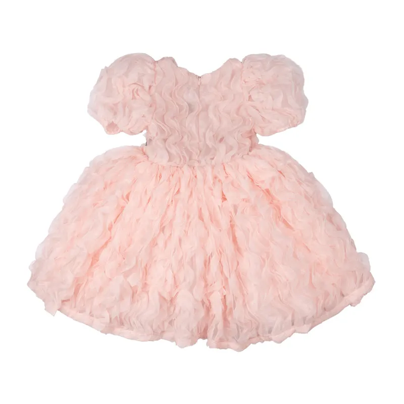 Rock Your Kid Pink Puffle Tulle Party Dress