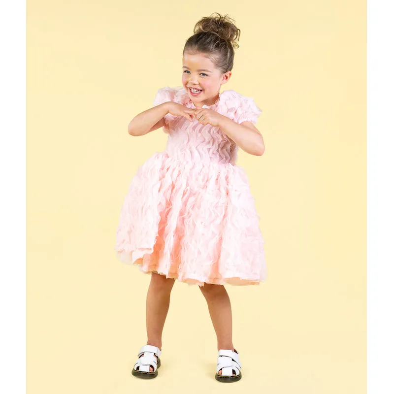 Rock Your Kid Pink Puffle Tulle Party Dress