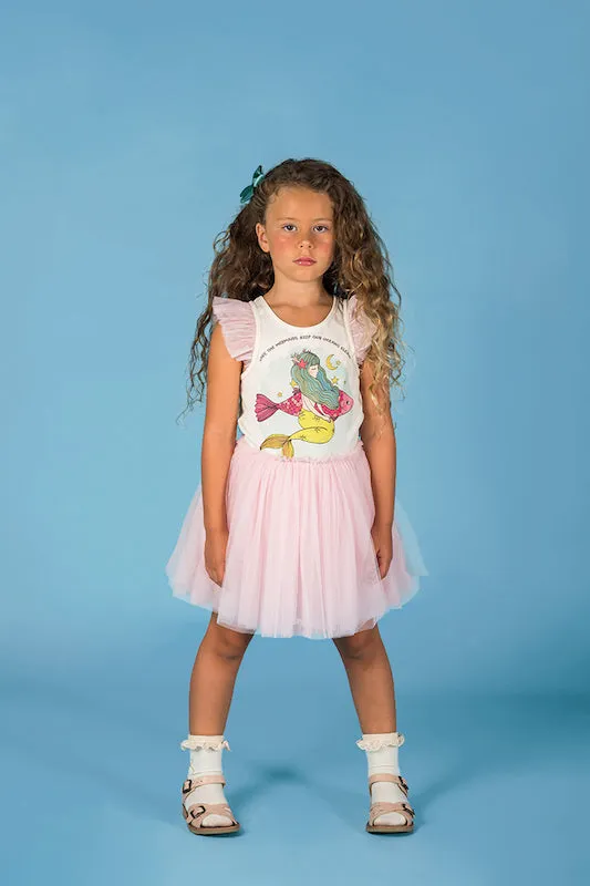 Rock Your Kid Save the Mermaids Singlet Circus Dress