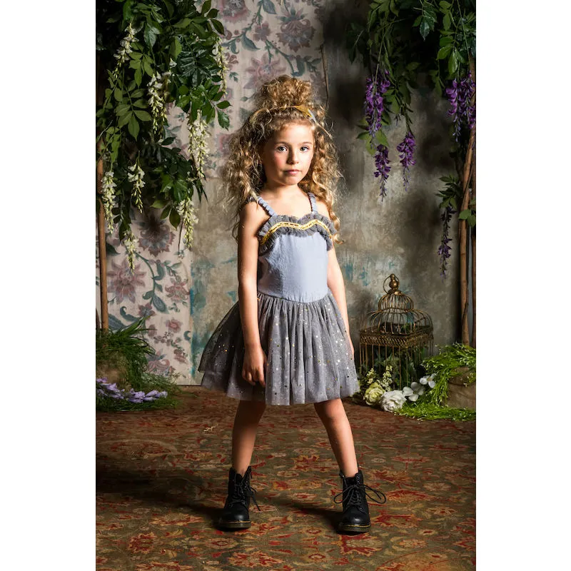 Rock Your Kid Silver Daydreamer Dress