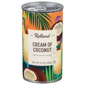 Roland Products Cream of Coconut, 15 Oz. Can (Case of 12)