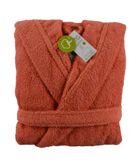 Rose - ARTG® organic bathrobe with hood