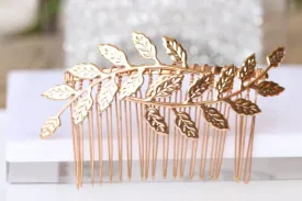 Rose Gold Hair Comb