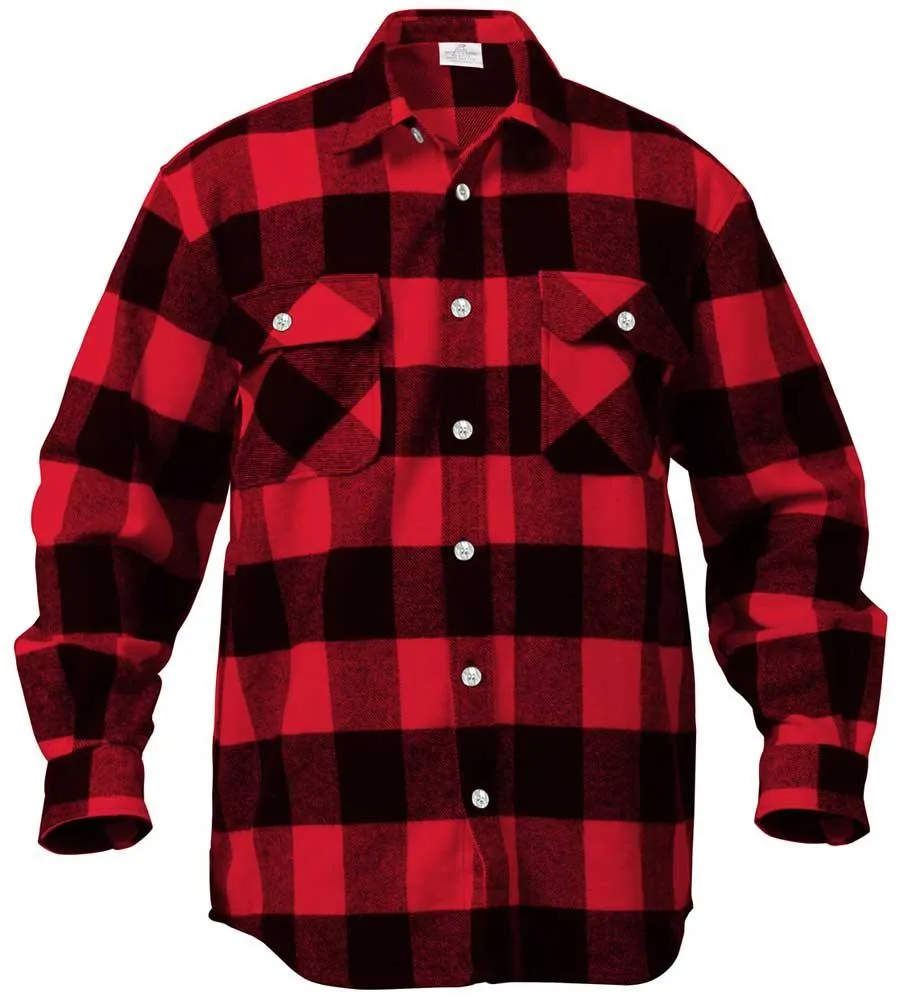 Rothco Mens Concealed Carry Flannel Shirt