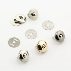 Round Magnetic Snaps Closures Button Clasps Handbag Purse Bag Clothes Set Sewing Leather Hand Bag Silver Gold Bronze 17 mm 11/16 inch