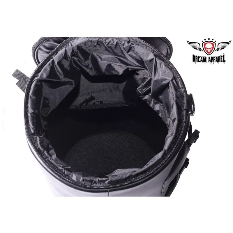 Round Motorcycle Sissy Bar Duffle Bag