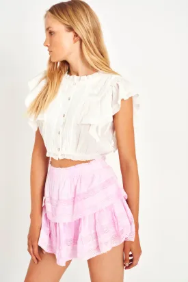 Ruffle Mini Skirt