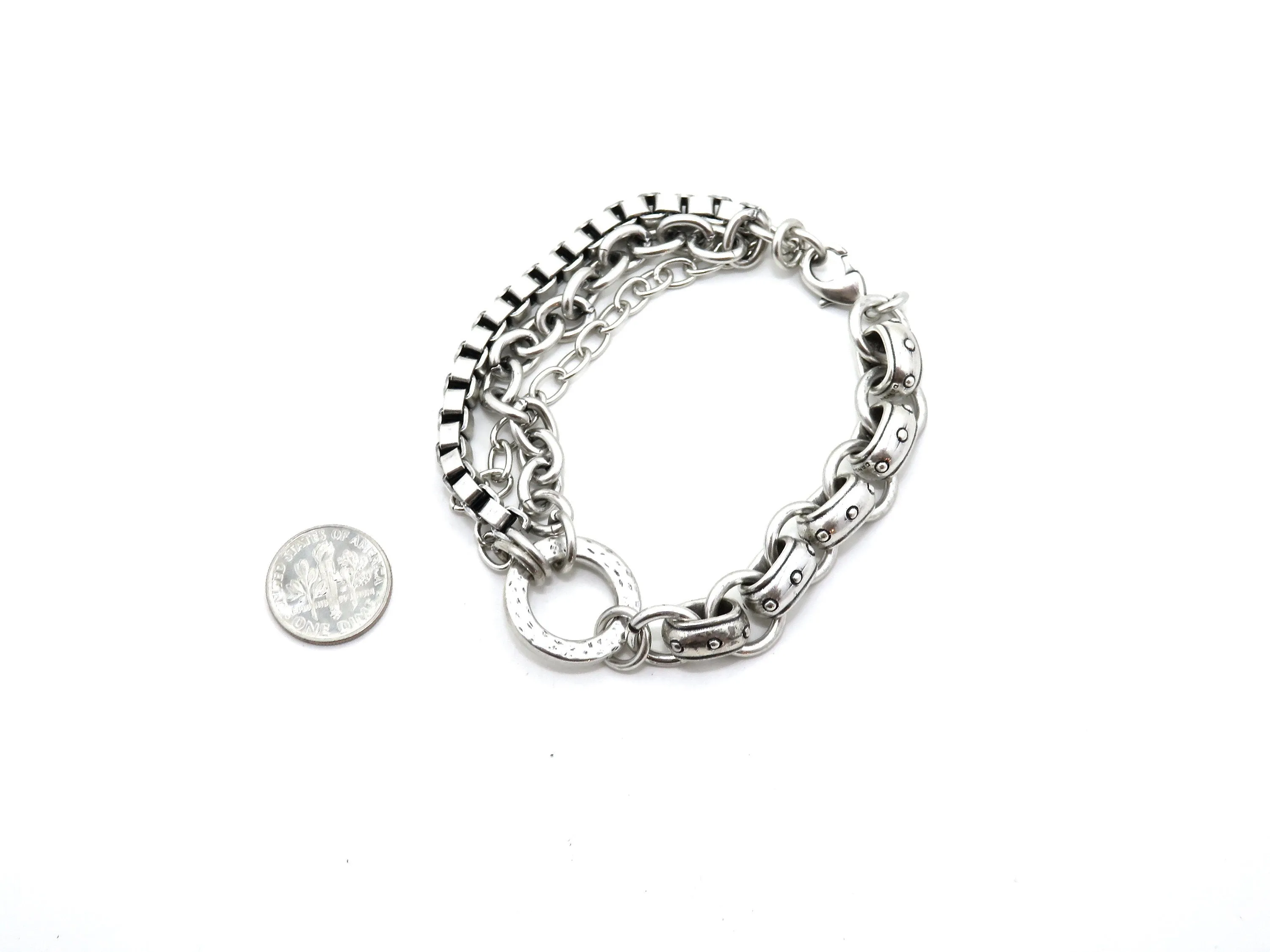 Rugged Mixed Elements Bracelet