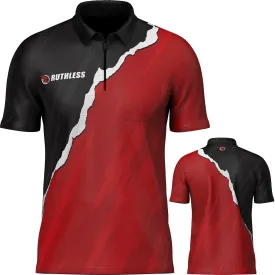 Ruthless RipTorn ECO Dart Shirt - with Pocket - Black & Red