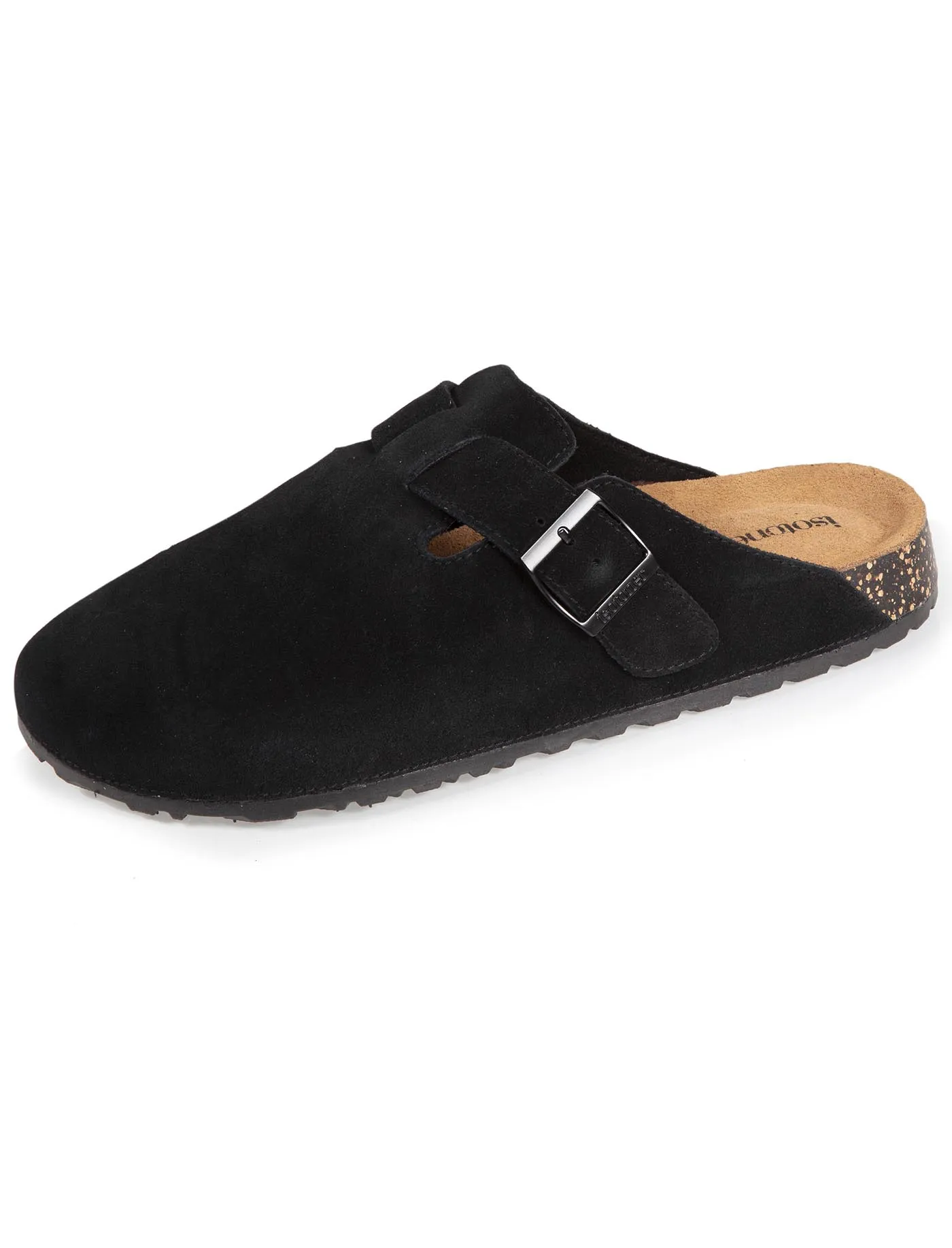 Sabots mules cuir Homme Noir