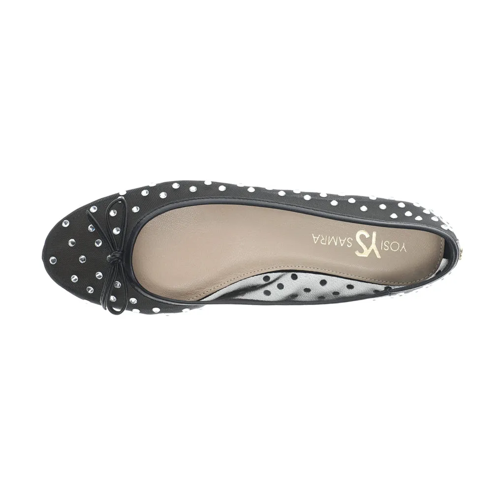 Sadie Rhinestone Ballet Flats