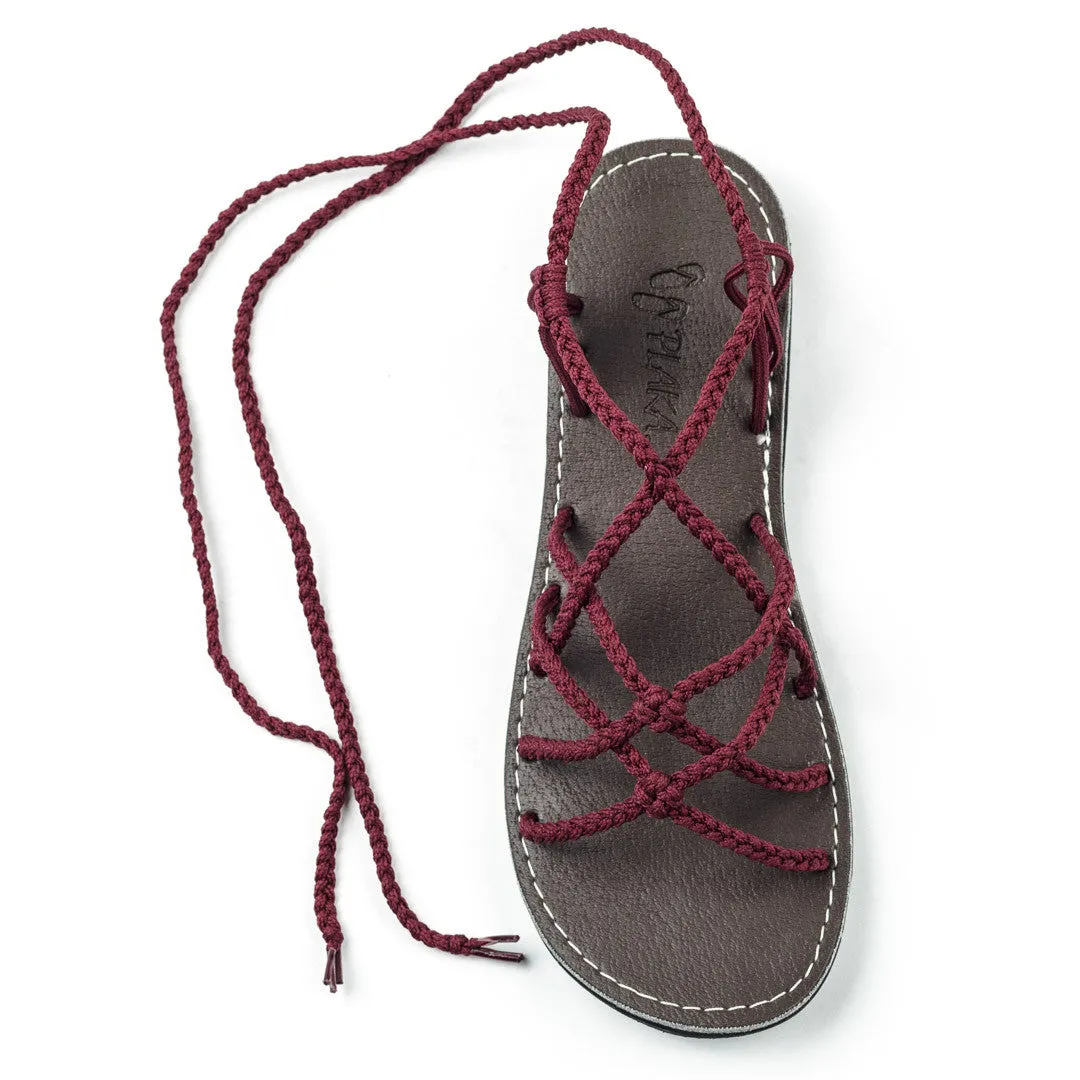 Sahara Gladiator Sandals Women | Sunset Sangria