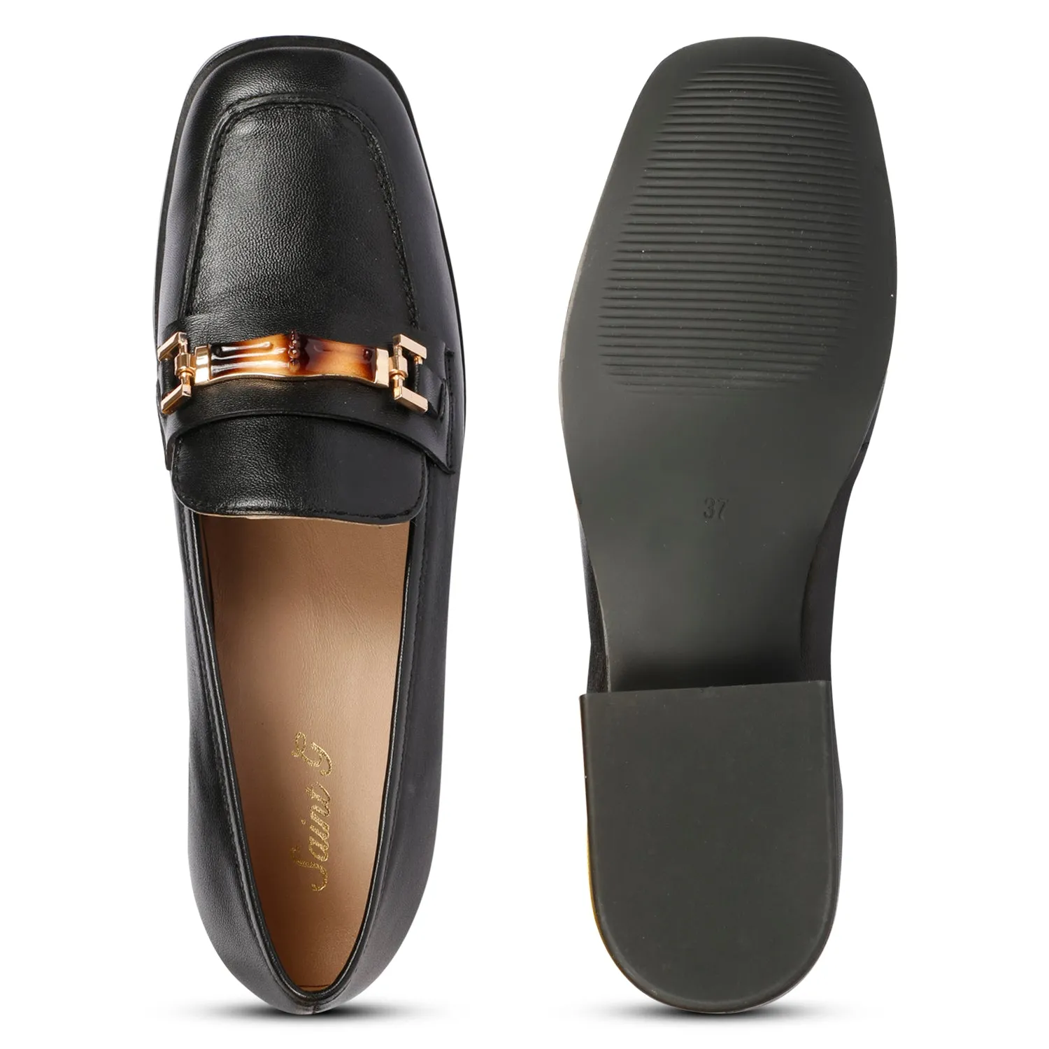 Saint G Jenah -  Classic Black Loafers