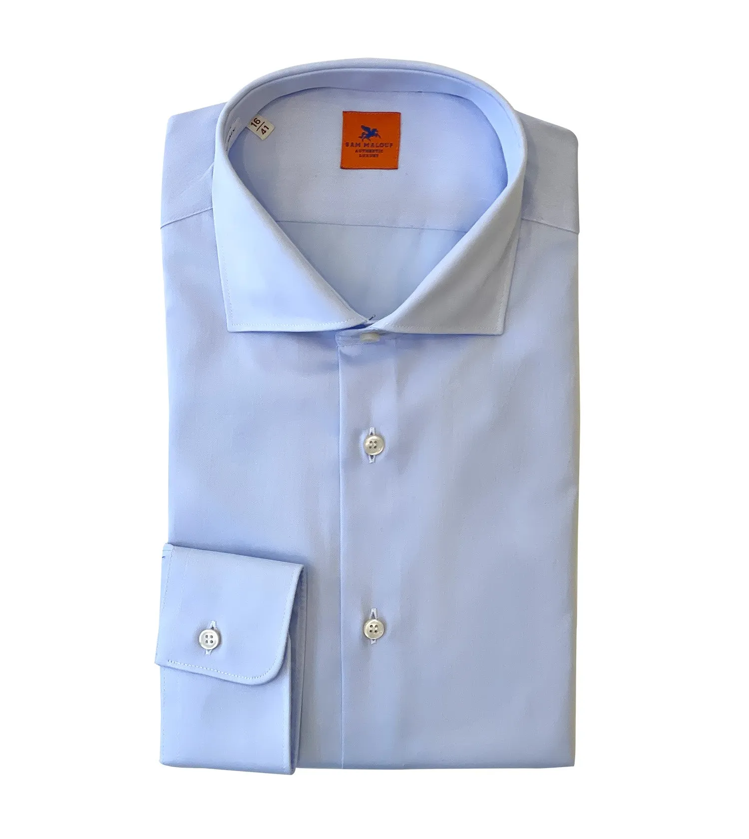 SAM MALOUF ORANGE LABEL Solid Dress Shirt  Colors