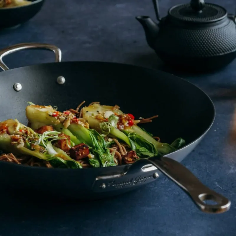 Samuel Groves Classic Non-Stick Stainless Steel Triply Wok