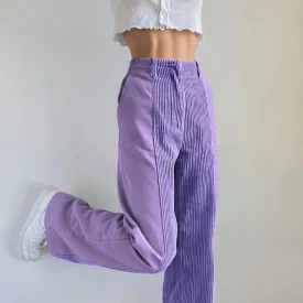 Sandra - Vintage patchwork corduroy pants