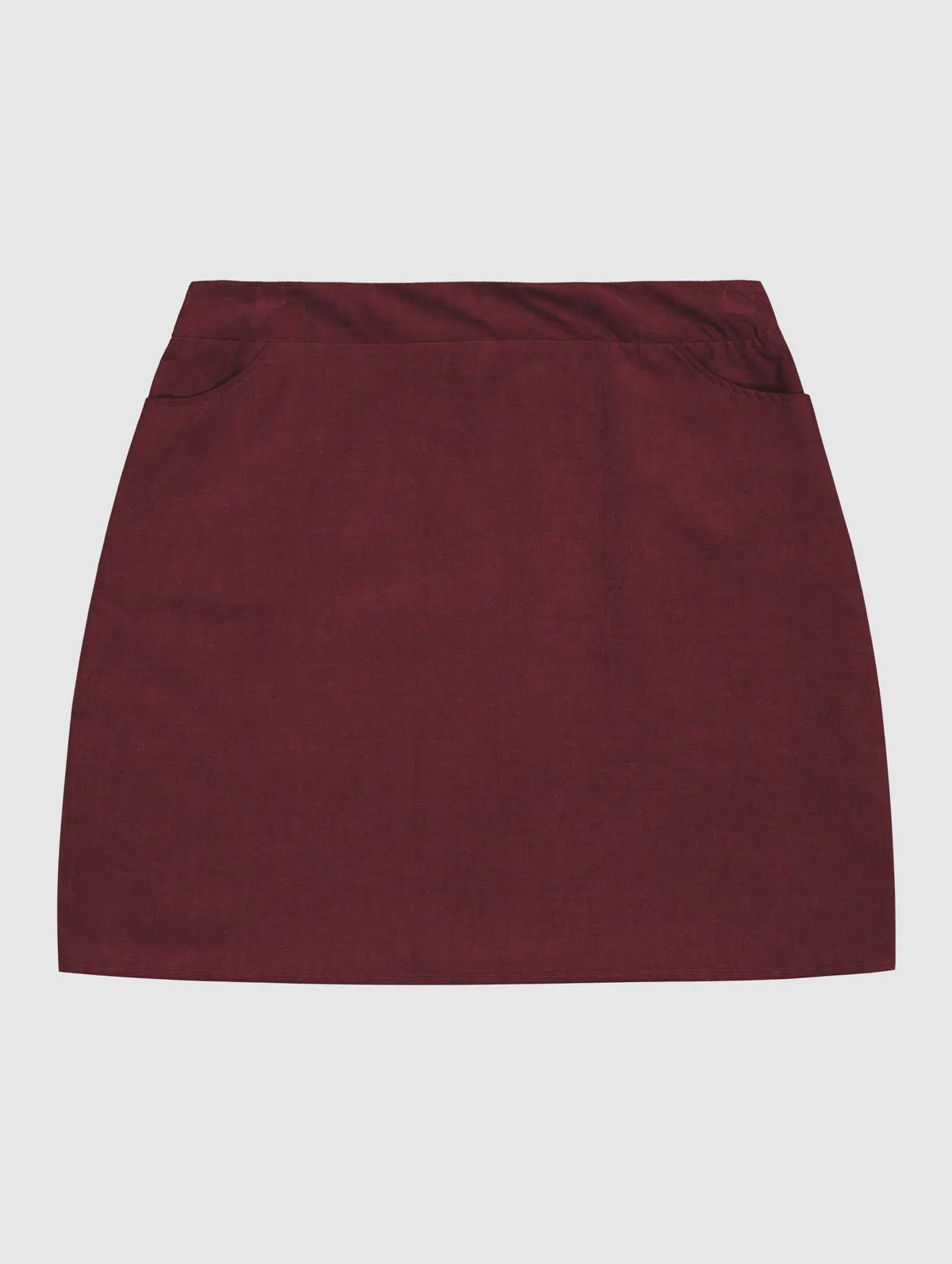 Sanni Corduroy Skirt Auburn Red