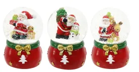 Santa Waterball 3 Asst (65mm)