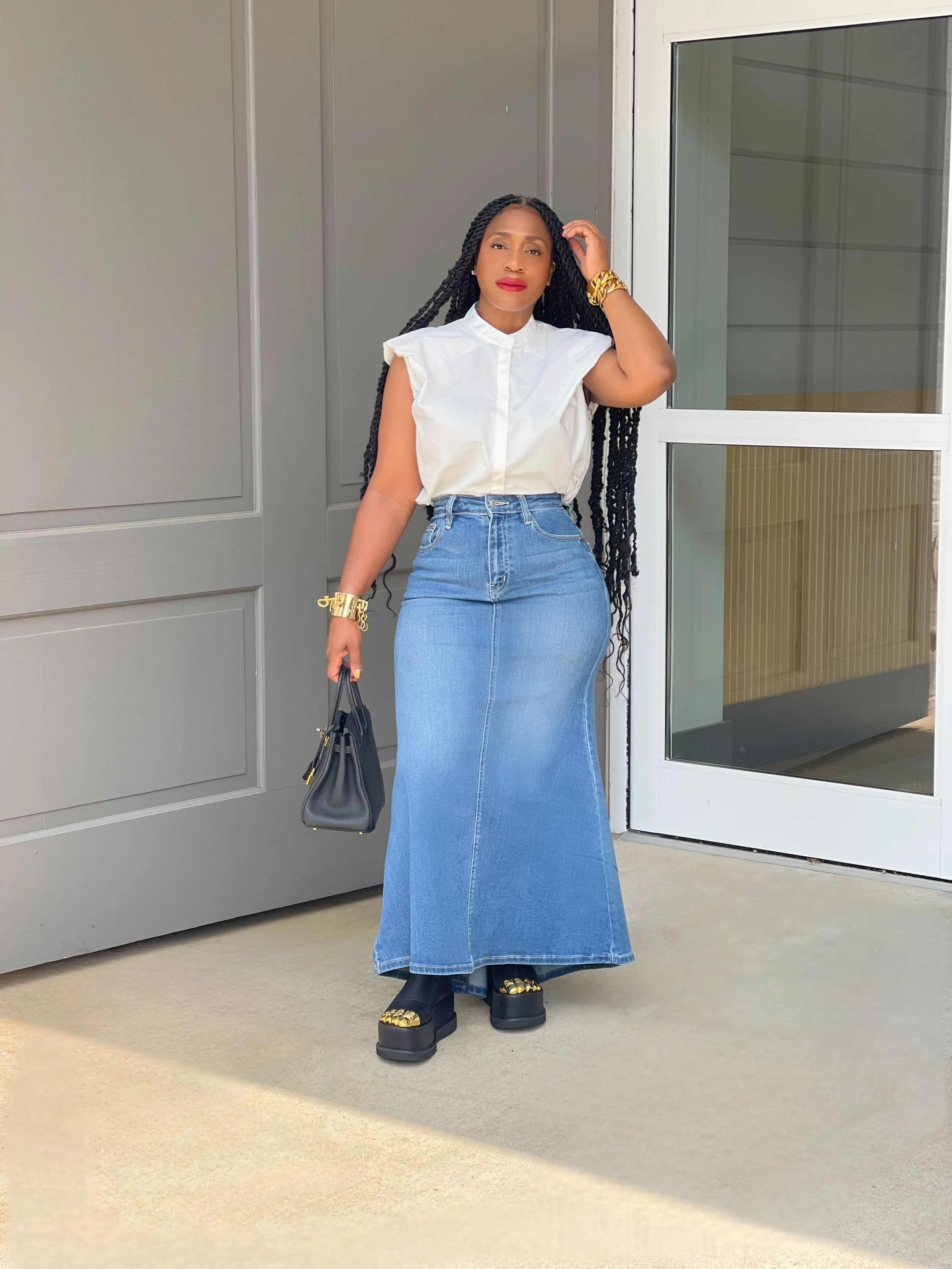 Sarita Denim Skirt