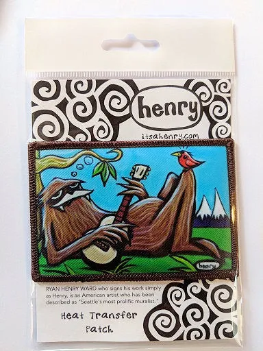 Sasquatch Chilling Patch | Original Art by Seattle Mural Artist Ryan "Henry" Ward