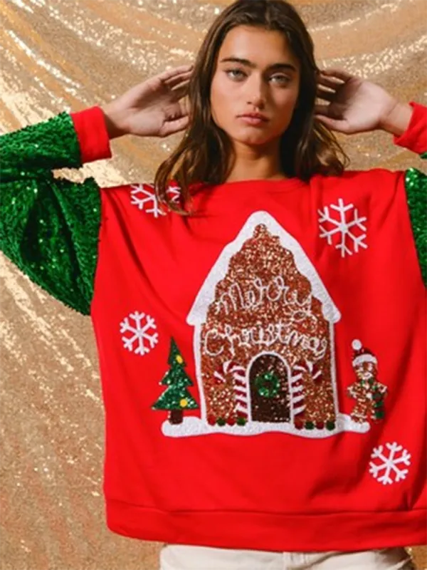 Sassy Sequin Christmas Sweaters