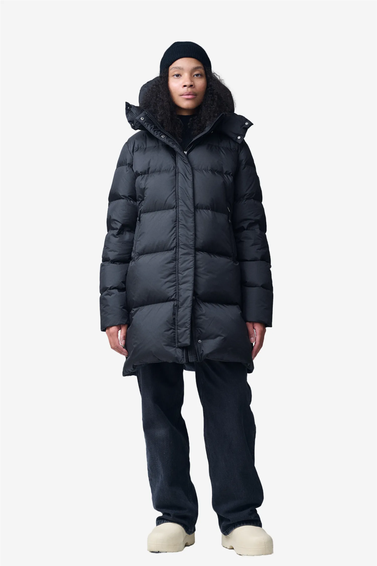 Savoie Long Down Jacket Black