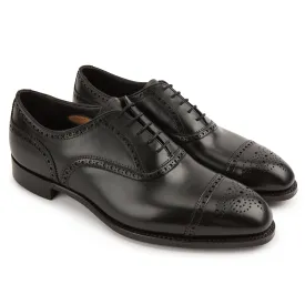 Savoy Black Oxford Semi Brogue