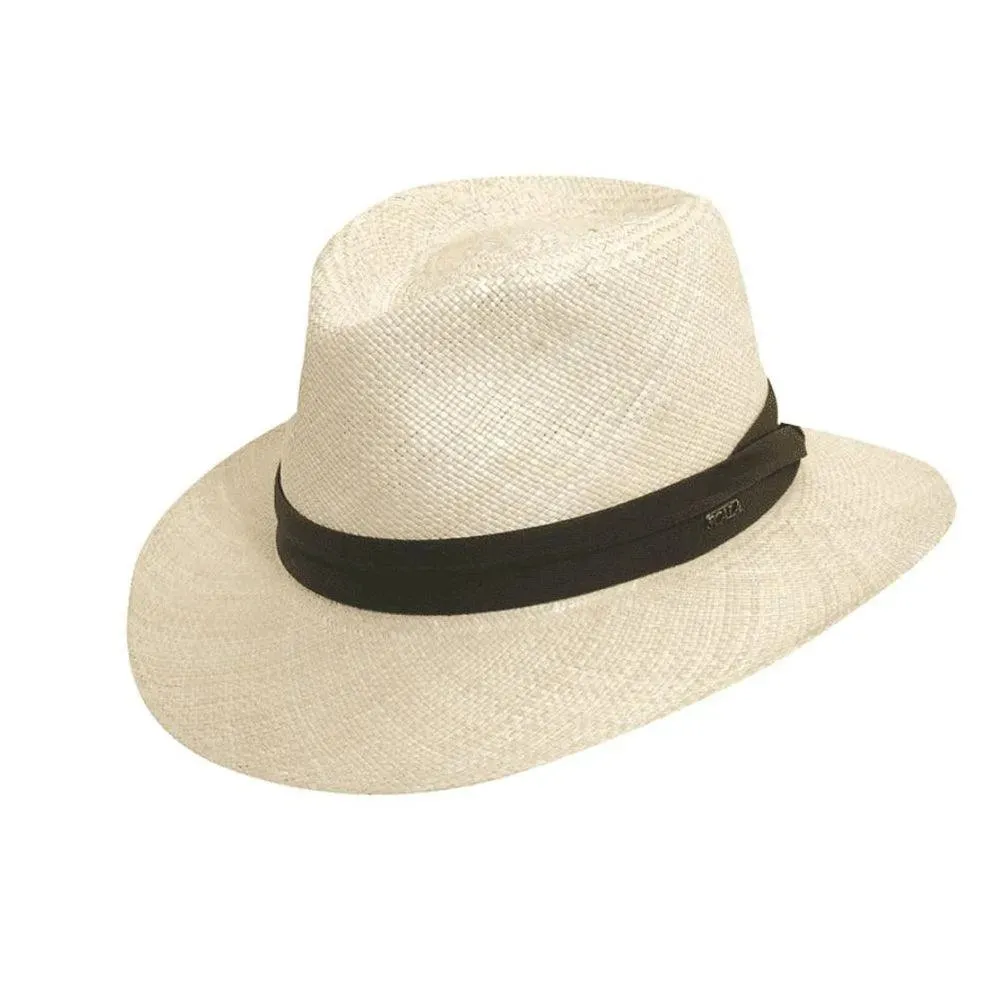 Scala Colt - Panama Straw Fedora Hat